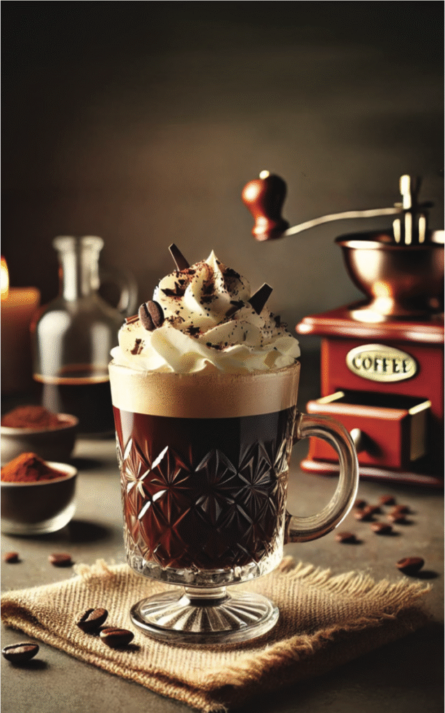 Image of Keoke Coffee mocktail from the book "The Magic of Mocktail Mixology"